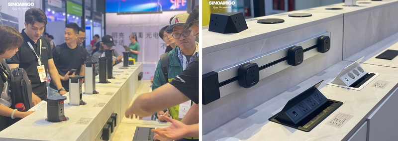 Hộp điện âm bàn làm việc