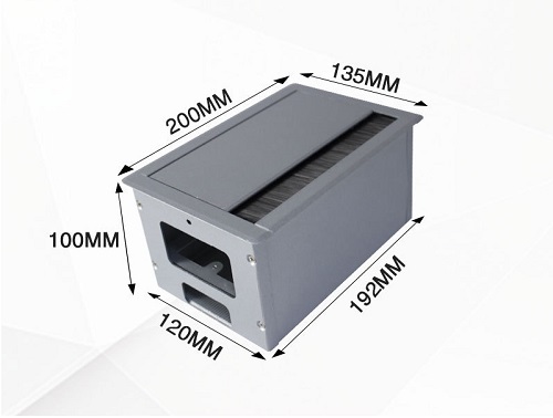 Hộp điện âm bàn nhôm 200x135 YG-RM203
