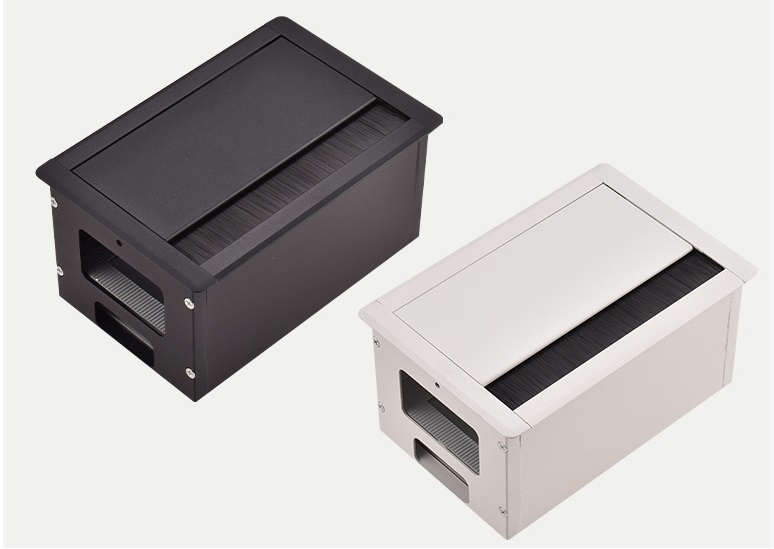 Kích thước hộp điện âm bàn thông dụng dành cho bàn làm việc