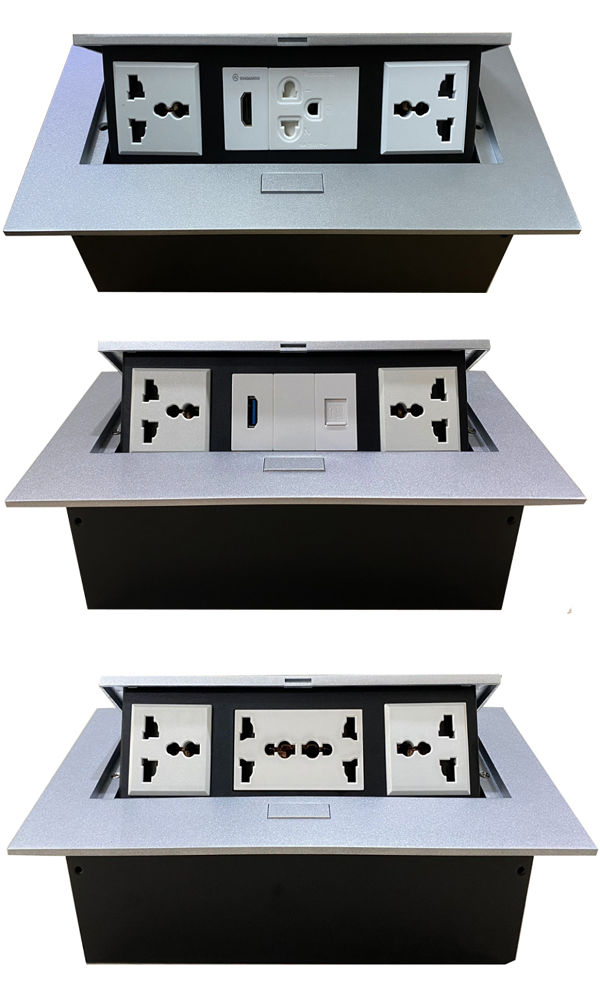 Hộp ổ cắm âm bàn sinoamigo STS-212GST-1