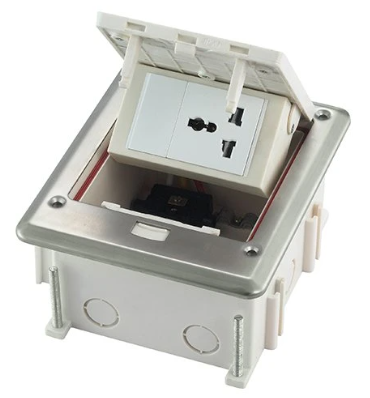 Ổ cắm âm sàn chống nước Sinoamigo SOB-2SFC (Chuẩn IP66)
