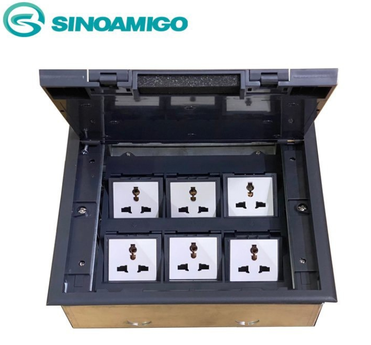 Ổ cắm âm sàn Sinoamigo SCF-245S (12 thiết bị)