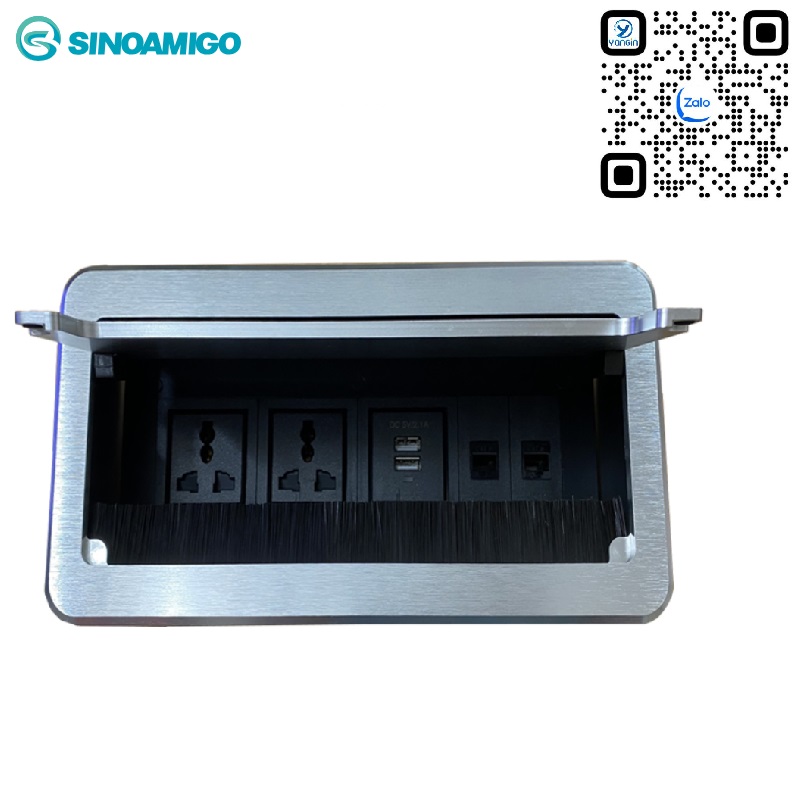 Ổ cắm điện âm bàn sinoamigo STS-130S