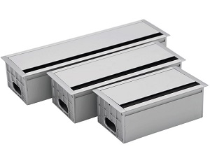 Ổ cắm âm bàn kết hợp cùng ống xương cá