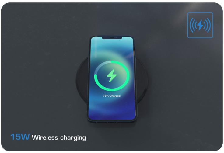 Ổ cắm âm bàn sạc không dây