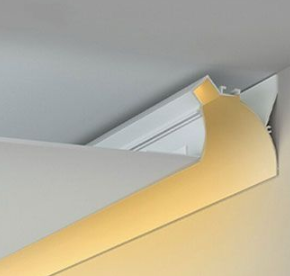 Thanh nhôm định hình led hắt tường âm trần 8660