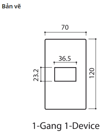 WEV68010SW - Mặt 1 thiết bị Panasonic Wide series