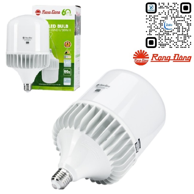 Bóng đèn led trụ 60W Rạng Đông TR135NĐ1/60W