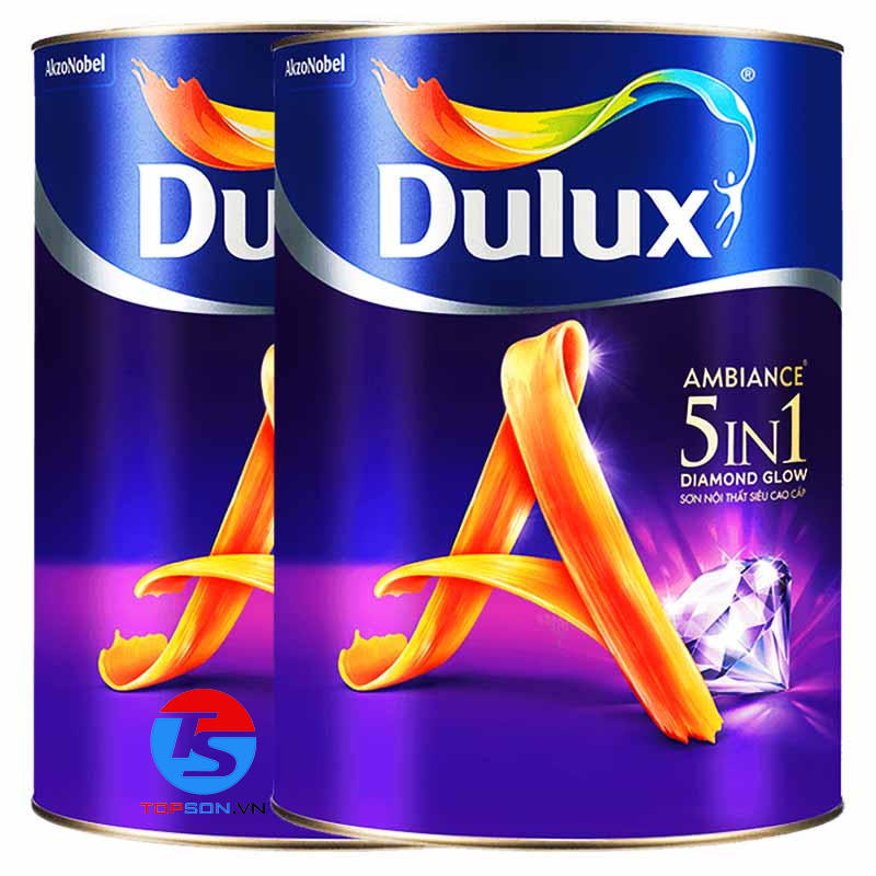 Dulux Ambiance 5in1 Diamond Glow - Siêu Bóng - 66AB