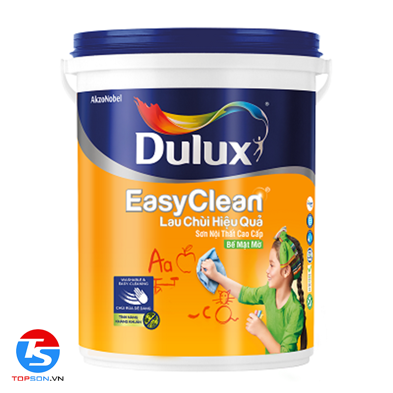Dulux EasyClean Plus Lau Chùi Hiệu Quả Bề Mặt Mờ - A991