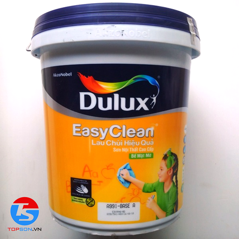 Dulux EasyClean Plus Lau Chùi Hiệu Quả Bề Mặt Bóng - A991B