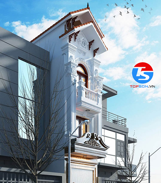 màu sơn nhà tân cổ điển