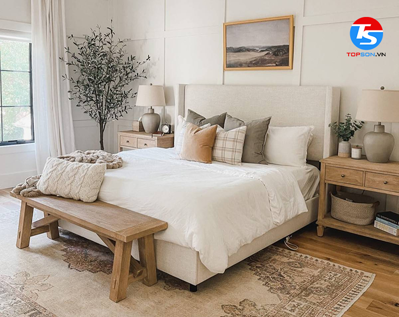 Cân nhắc kỹ lưỡng khi lựa chọn màu sơn và nội thất cho phòng ngủ vợ chồng