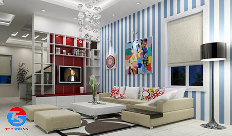 phối màu sơn nhà cấp 4