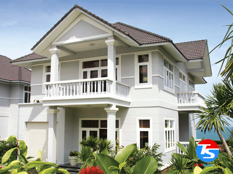 phối màu sơn và cách phối màu sơn ngoại thất