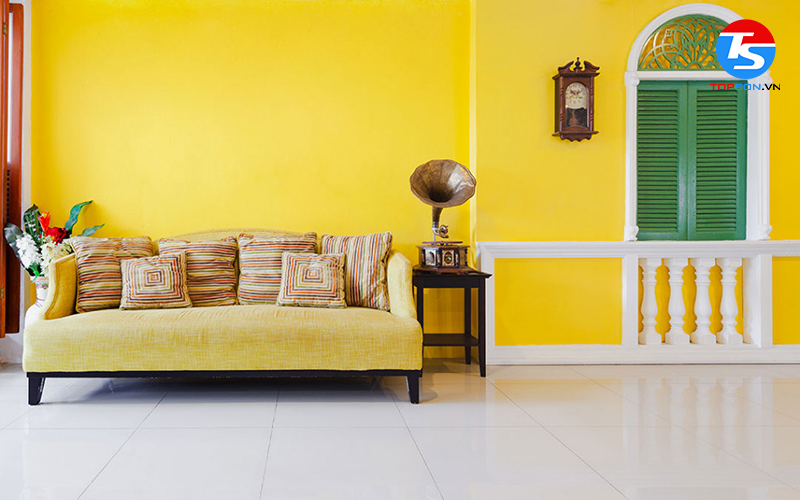 Cần tránh các màu sắc thiên về vàng