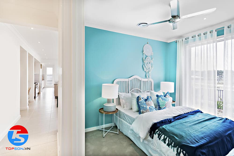 sơn nhà phong cách Santorini