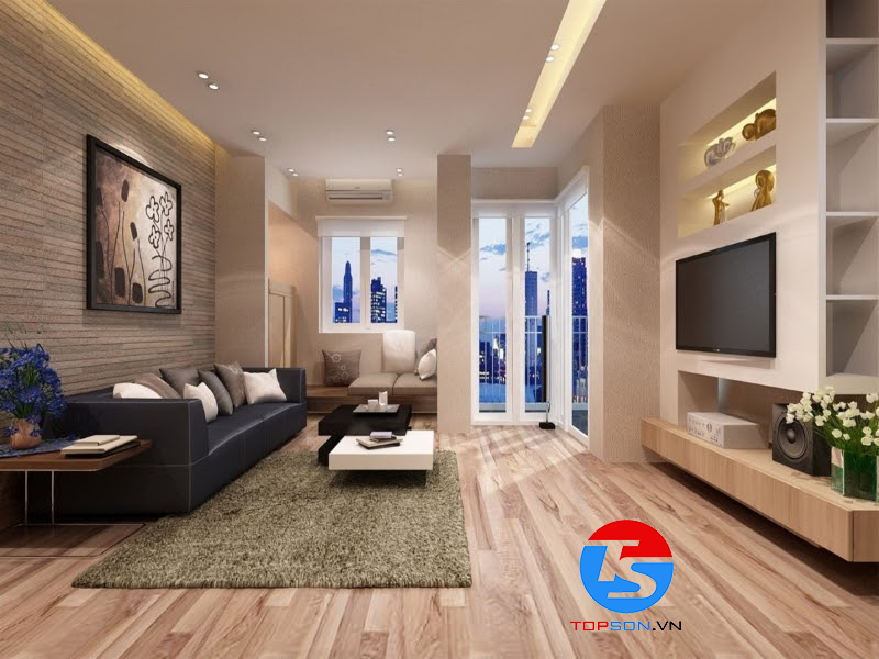 phối màu sơn cho nhà hiện đại