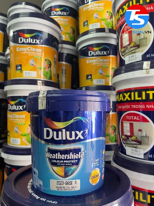 Sơn nước ngoại thất cao cấp Dulux Weathershield Colour Protect Bề Mặt Bóng - E023