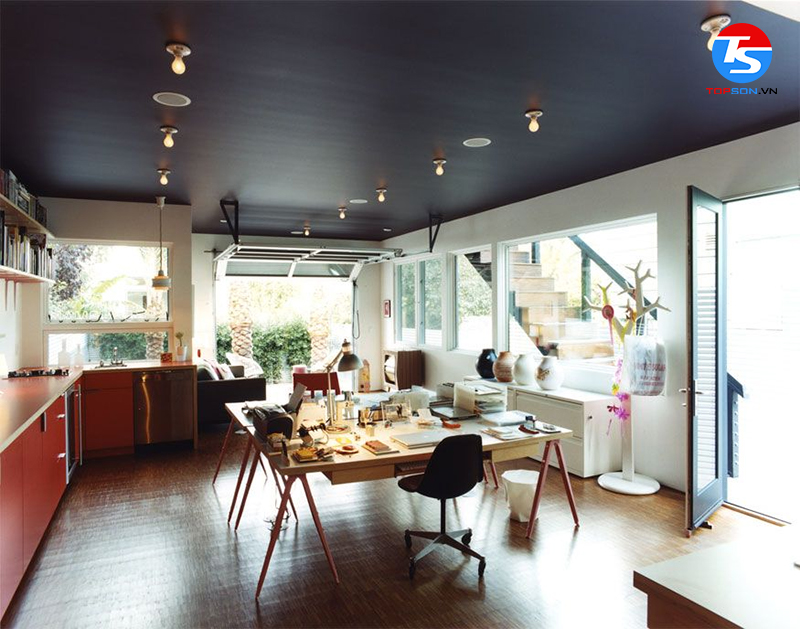 Sơn trần nhà màu đen và những điều cần biết