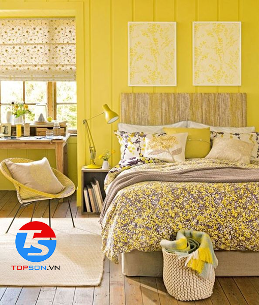 sơn tường phong cách Vintage