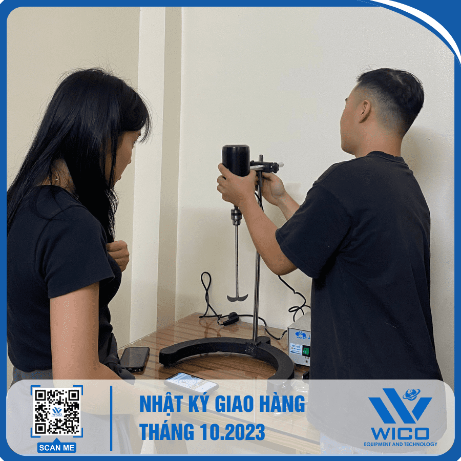 Lắp đặt Máy khuấy 300W JJ-1A tại một phòng lab ở Hà Nội