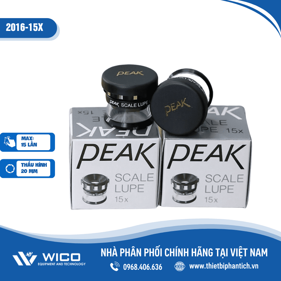 Kính Lúp Peak Cầm Tay Có Vạch Thước 2016-15X