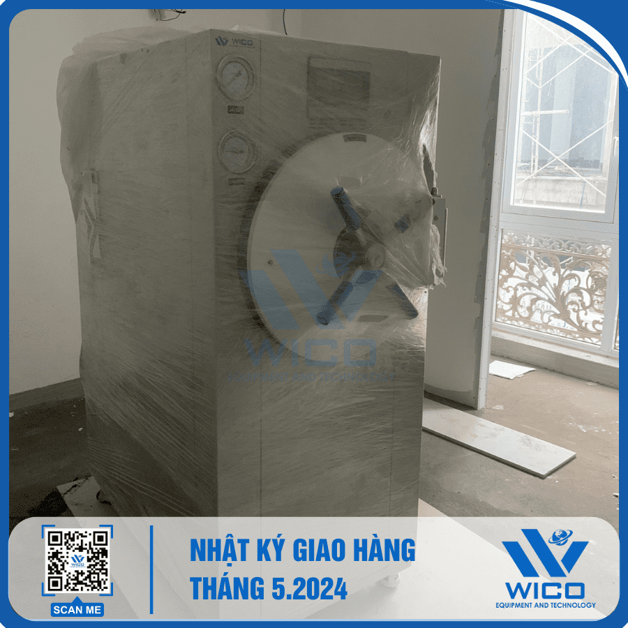 Bàn giao Nồi hấp tiệt trùng WS-200YV tới bệnh viện thẩm mỹ có tiếng ở TP.HCM