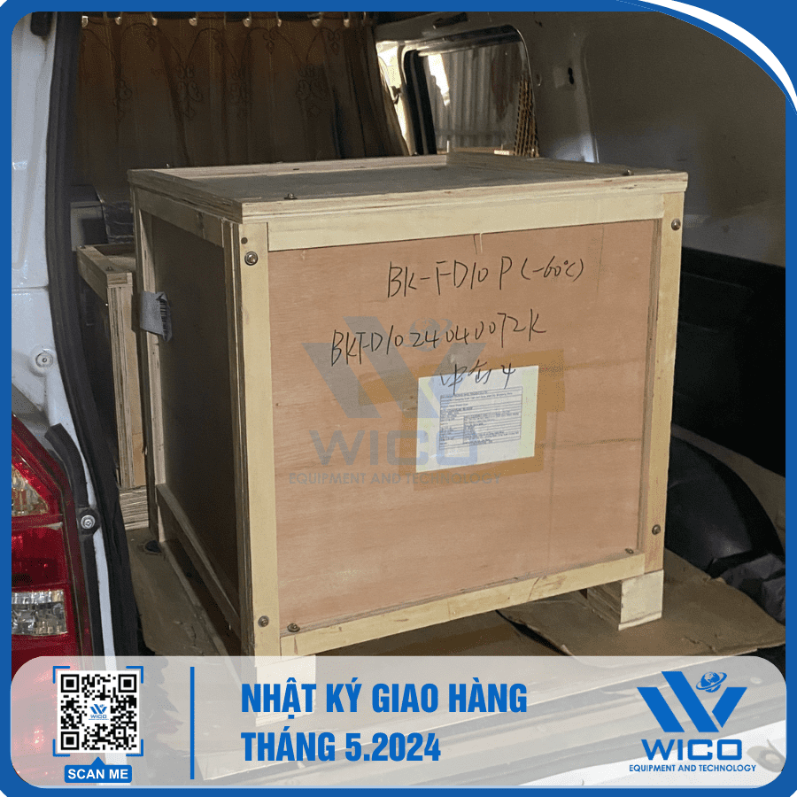 Kỹ thuật Wico tới bàn giao và hướng dẫn sử dụng Máy đông khô BK-FD10P cho khách ở Ninh Bình