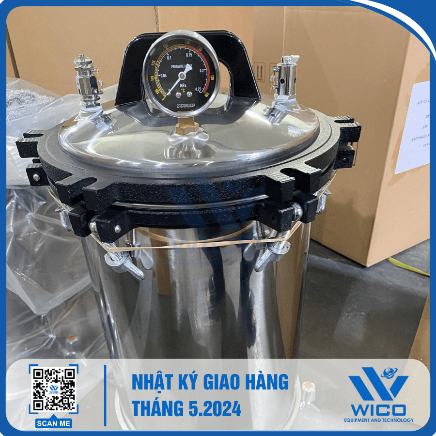 Giao hàng Nồi hấp tiệt trùng YX-24LDJ tới khách hàng ở Bạc Liêu