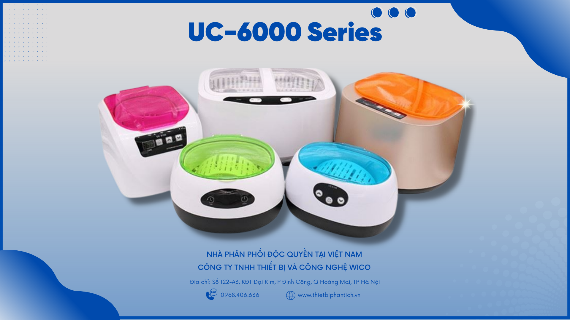 Bể rửa siêu âm Jiayuanda UC-6000 Series