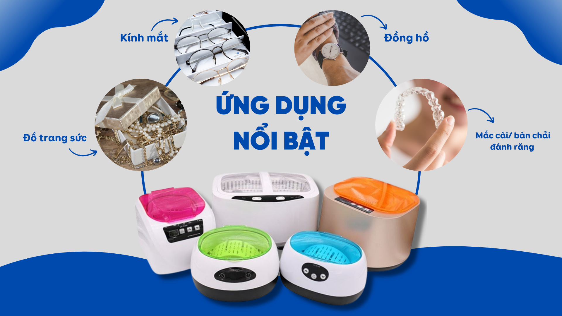 Ứng dụng bể rửa siêu âm Jiayuanda UC-6000 Series