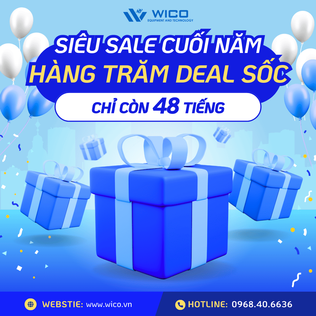 Chỉ Còn 48 Giờ Cuối Cùng Cho Siêu Sale 12-12 Cùng Wico!