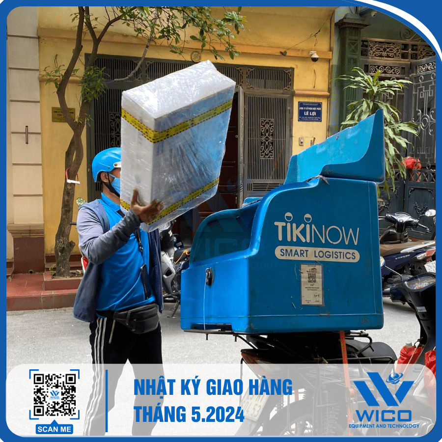 Wico đã kiểm tra và giao Cân trẻ em EBSL-20L cho đơn vị Tiki