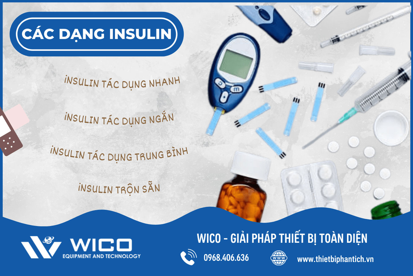 Các dạng Insulin thường gặp