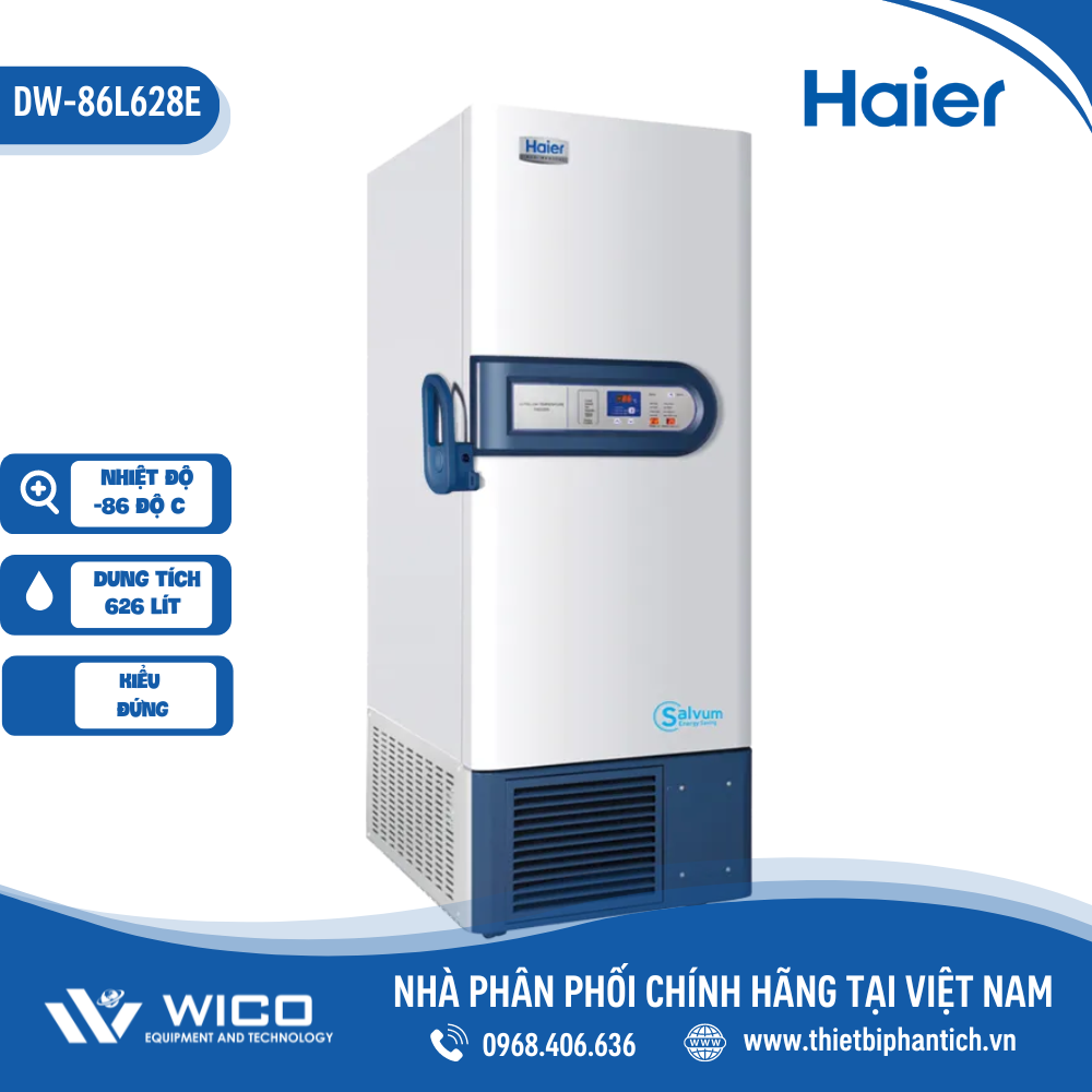 Tủ Lạnh Âm 86 Độ 626 Lít Haier BioMedical DW-86L628E