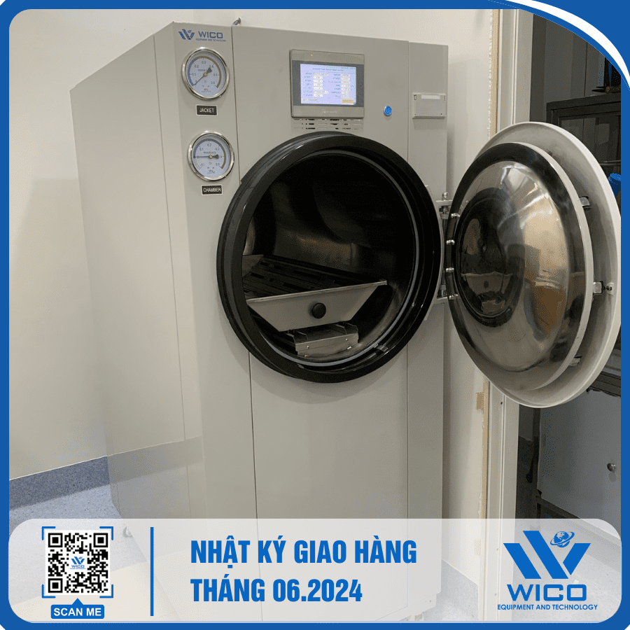 Bàn giao Nồi hấp tiệt trùng WS-280YDB tại một phòng khám ở TP.HCM