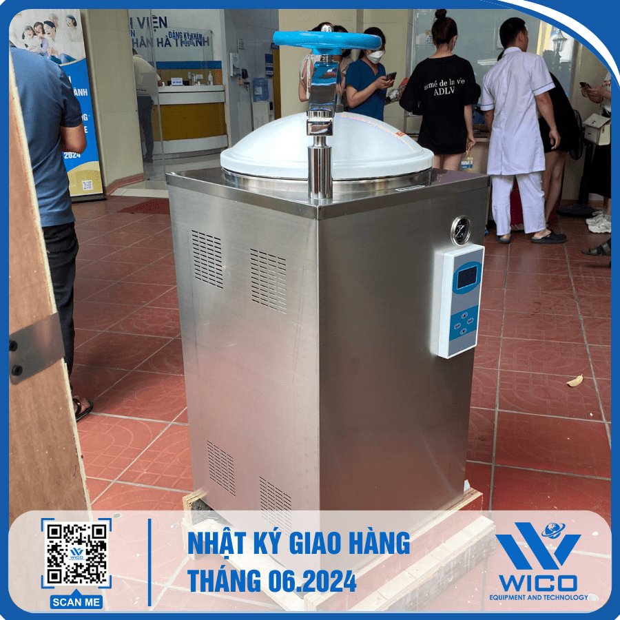 Kỹ thuật giao và HDSD Nồi hấp tiệt trùng tại bệnh viện ở Hà Nội