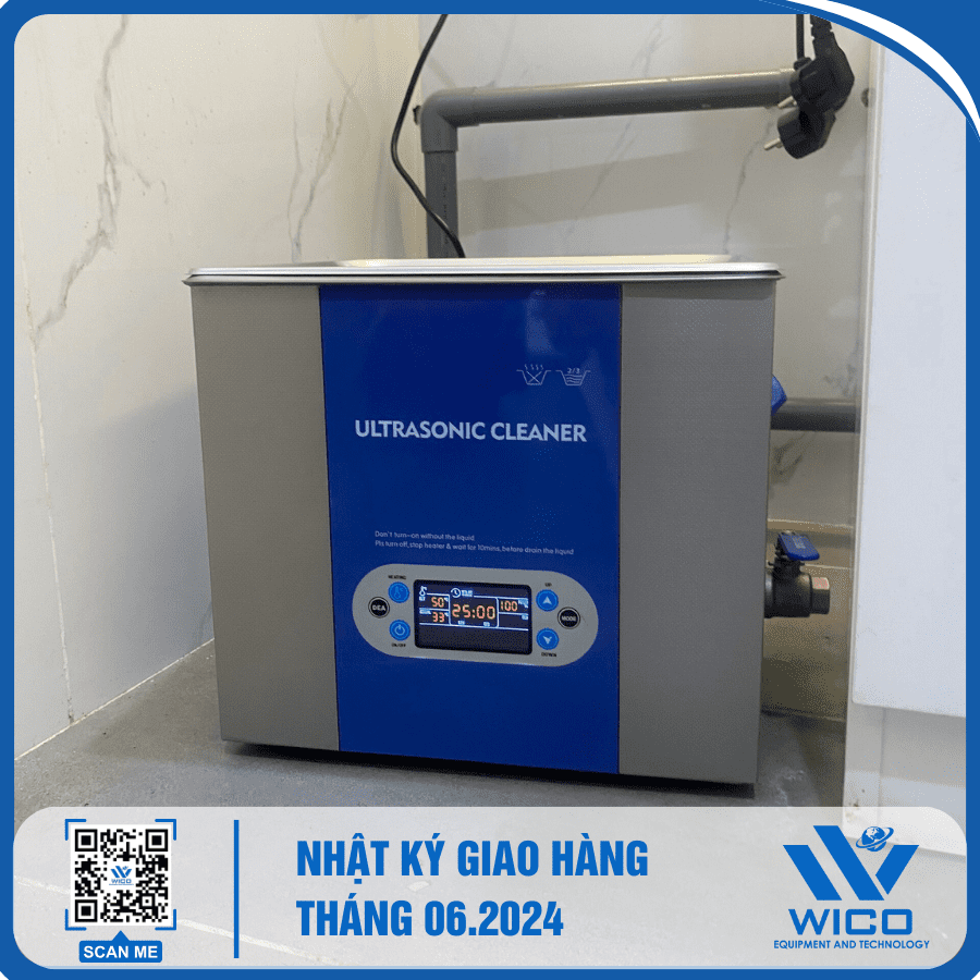 Giao bể rửa siêu âm WUC-68 tới một công ty trong khu công nghiệp ở Vĩnh Phúc