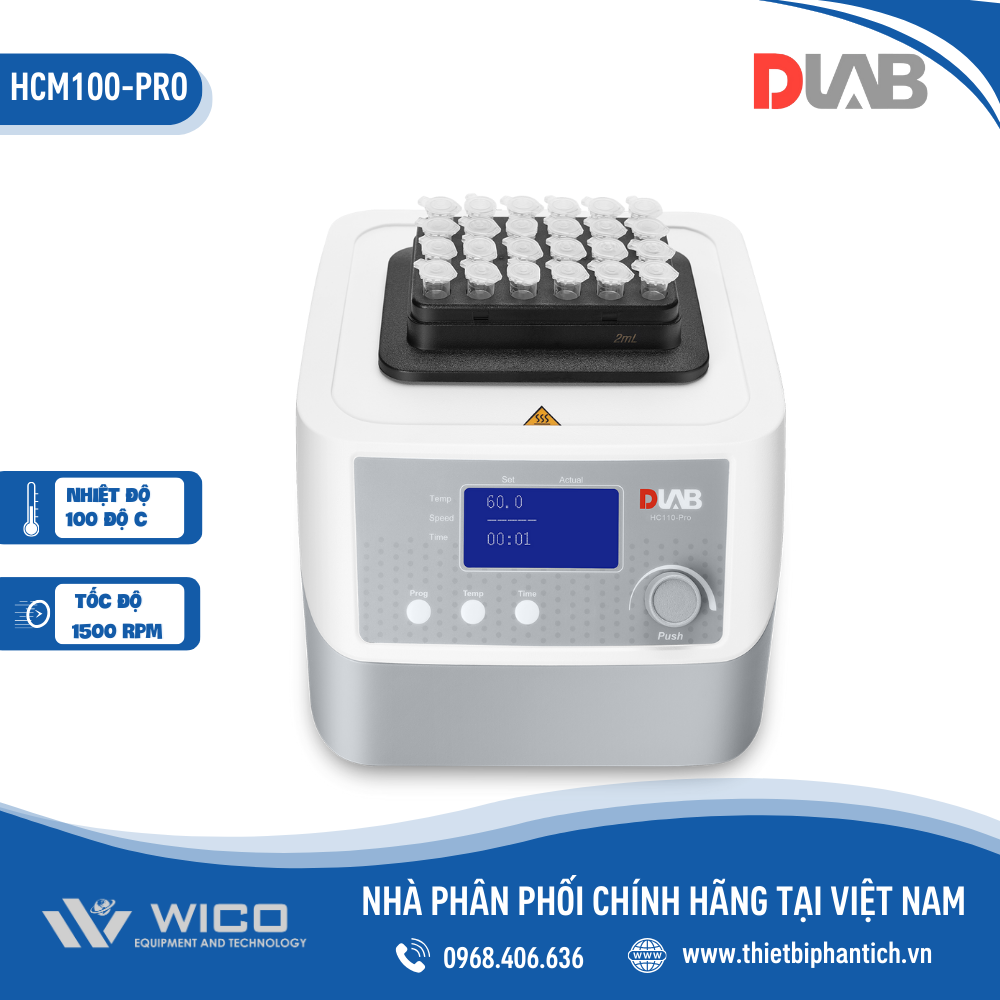 Máy ủ nhiệt khô HCM100-PRO/HM10-PRO/H100-PRO