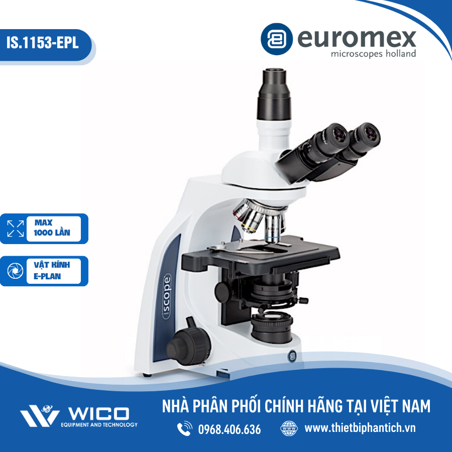 Kính hiển vi 3 mắt Euromex Í.1153-EPL