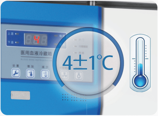 Kiểm soát nhiệt độ trên tủ trữ máu Haier HXC-149 | HXC-429 | HXC-629 | HXC-1369