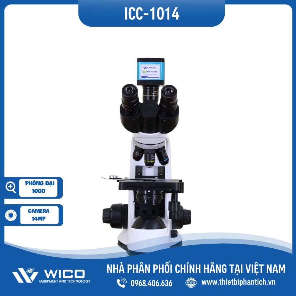 ✨ Bộ Kính Hiển Vi 3 Mắt Labex ICC-1014