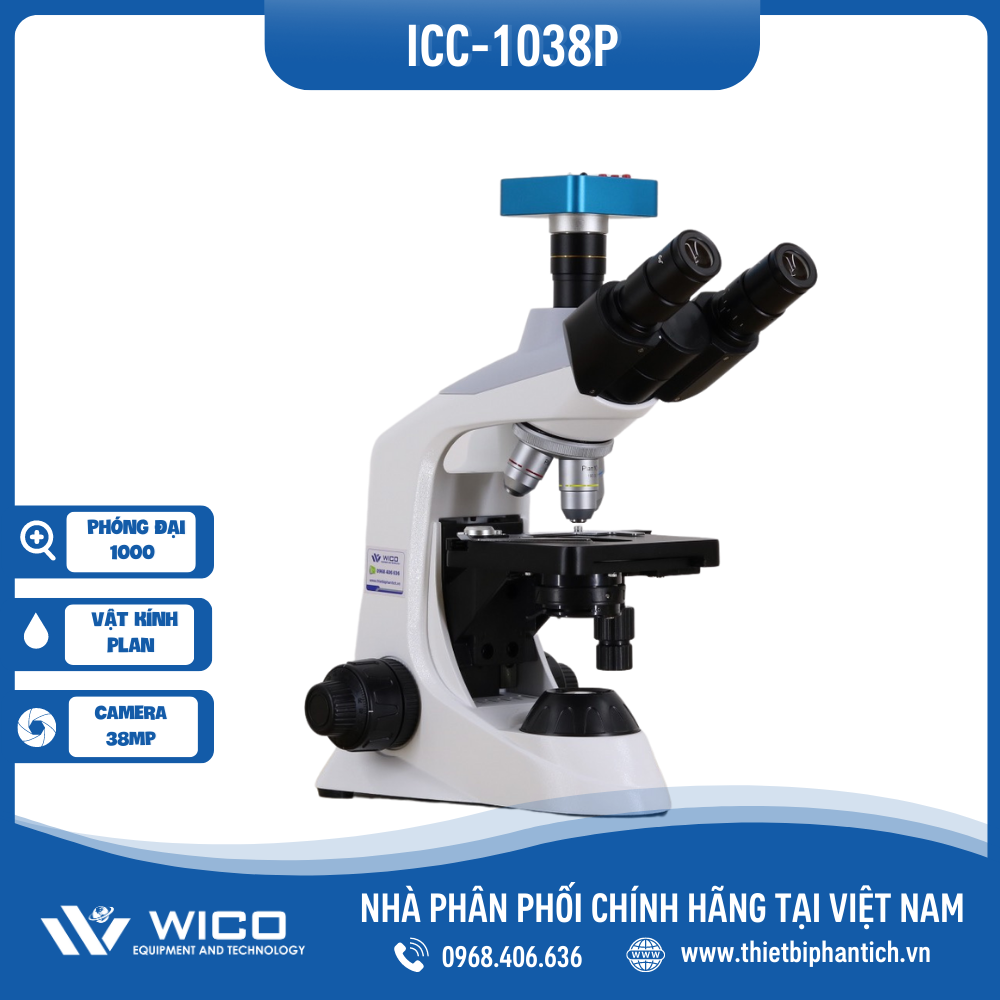 ✨ Bộ Kính Hiển Vi Kết Nối Máy Tính Labex ICC-1038P | Camera 38MP.