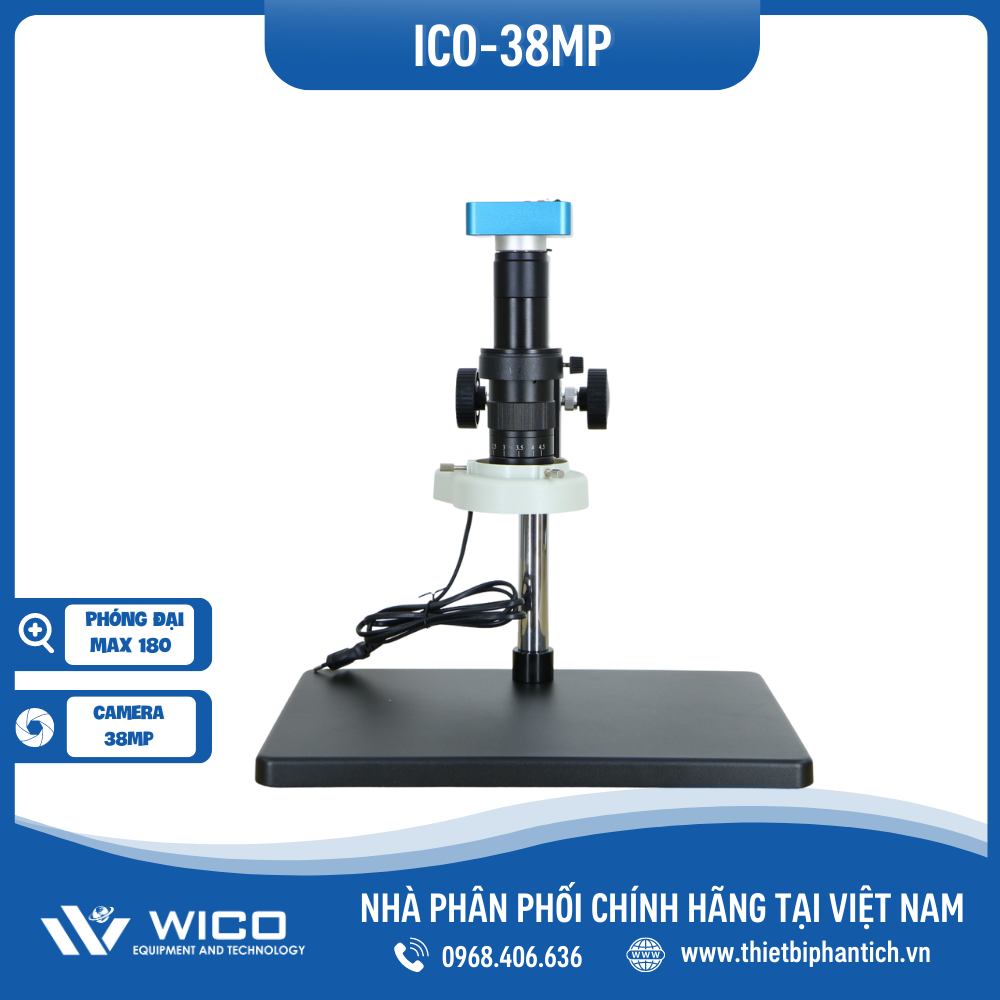 ✨ Kính Hiển Vi Điện Tử WICO ICO-38MP | 38MP