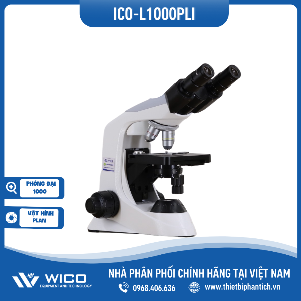 ✨ Kính Hiển Vi 2 Mắt Labex - Anh ICO-L1000PLi | Cao Cấp