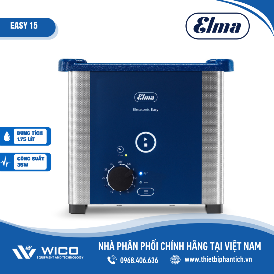 Bể rửa siêu âm Elma Easy series