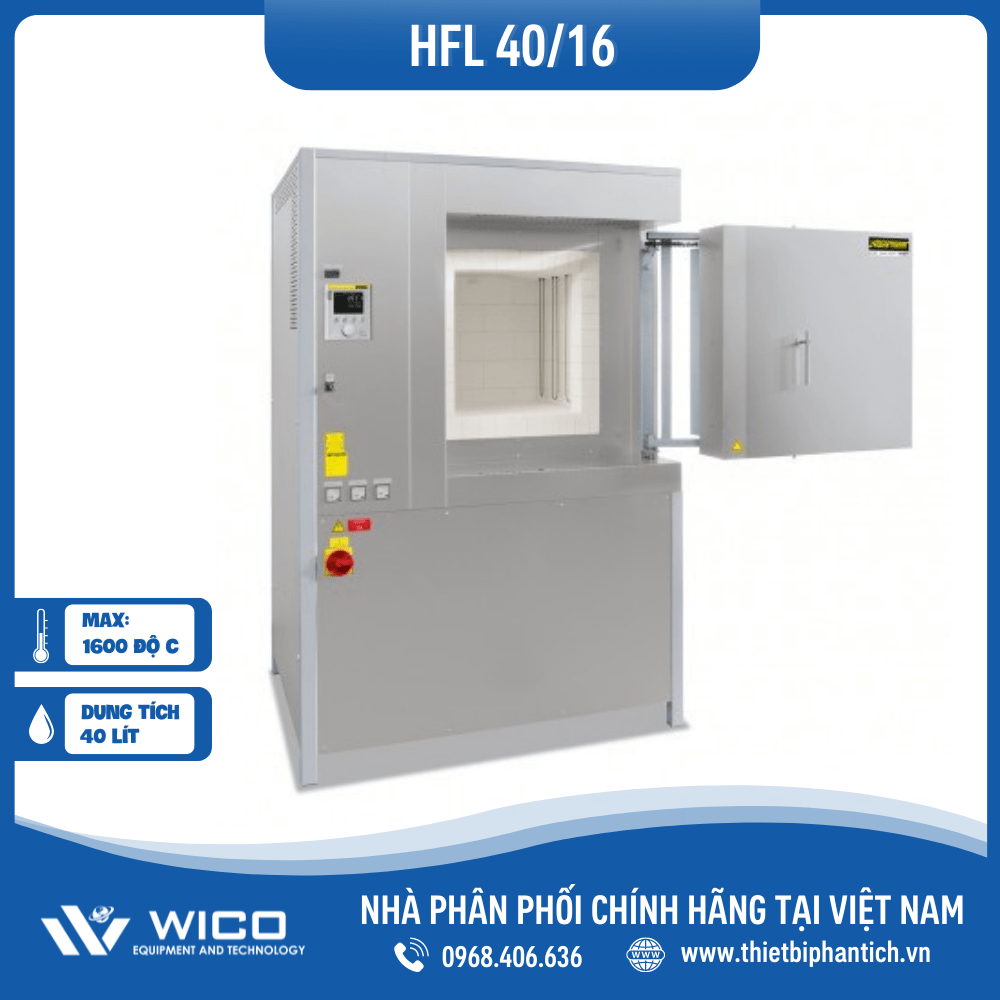 Lò Nung 1600 Độ 40 Lít HFL 40/16