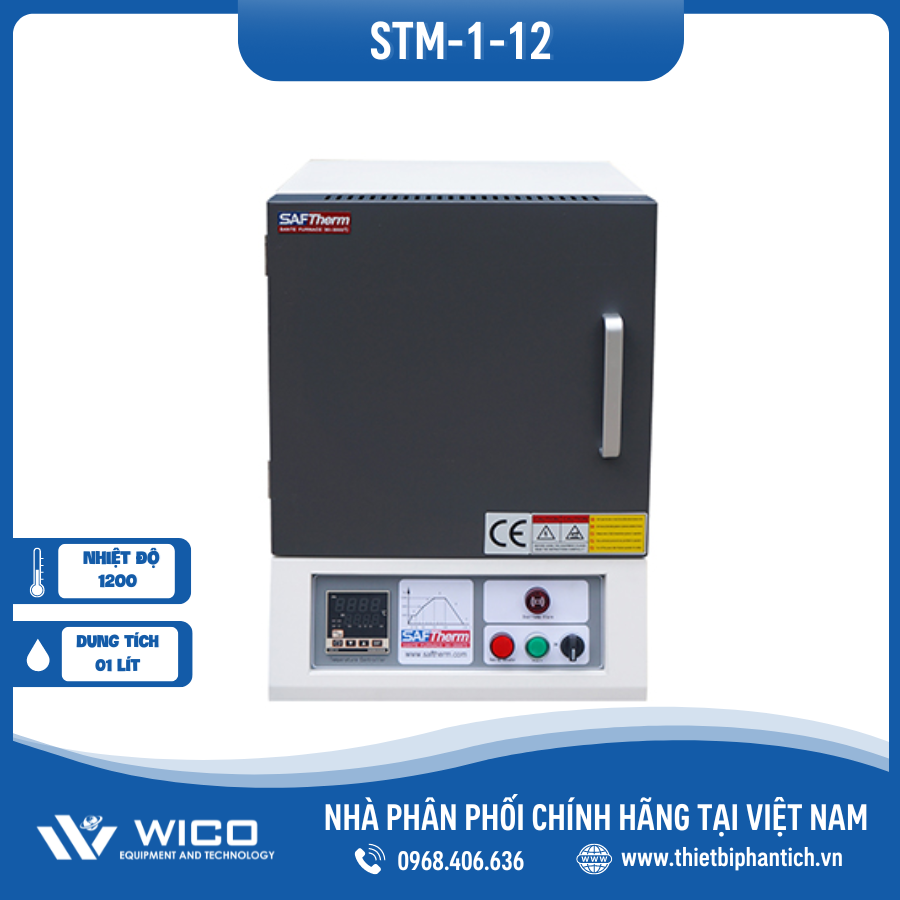 Lò nung 1200 độ Saftherm STM-1-12