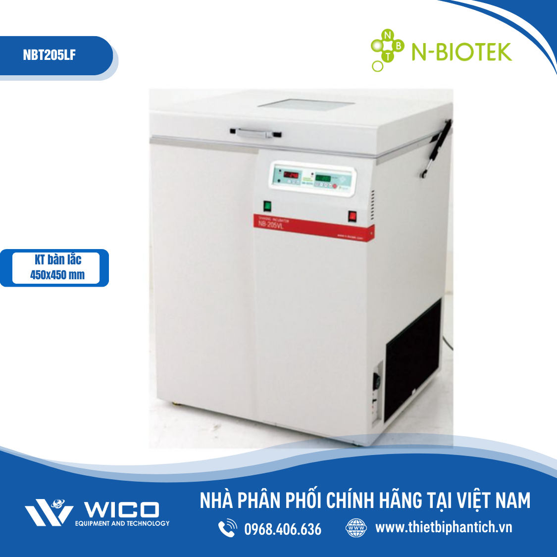 Tủ ấm lạnh n-biotek NB-205V-NB-205VL